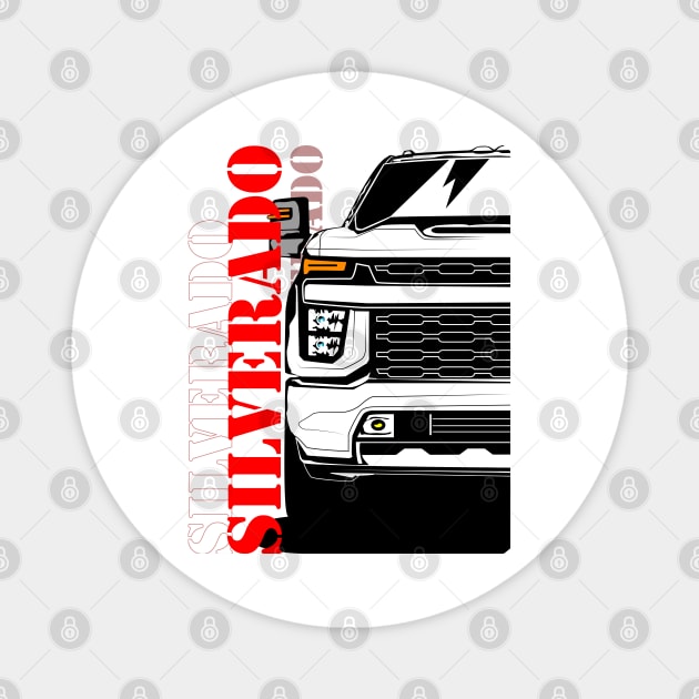 Chevrolet Chevy Silverado 2020 Magnet by gaplexio